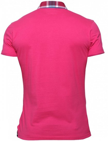Mish Mash Polo Vinny Pink - Polos - Polos homme grande taille
