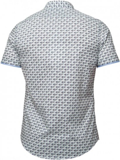 Mish Mash Tadley Mint-Navy - Chemises - Chemises Grandes Tailles Hommes