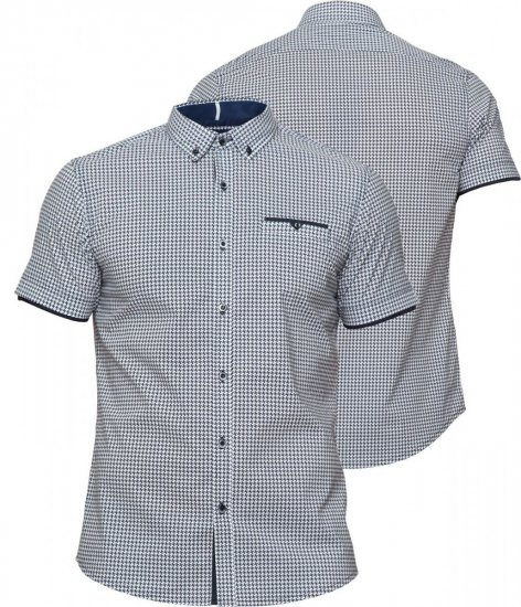 Mish Mash Whistle Navy - Chemises - Chemises Grandes Tailles Hommes