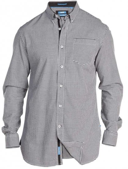 D555 Garret Shirt With Contrast Details - Chemises - Chemises Grandes Tailles Hommes
