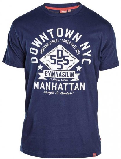 D555 TRUMAN Long Sleeve Shirt & T-shirt Combo - Chemises - Chemises Grandes Tailles Hommes