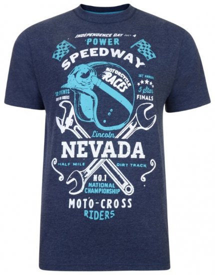 Kam Jeans Nevada Speedway Tee - T-shirts - T-shirts Homme Grande Taille