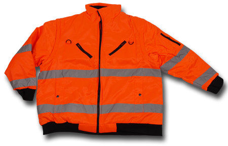 Marc & Mark Hi-Vis Work-jacket/vest Orange - Vêtements de travail - Vêtements de travail grandes tailles
