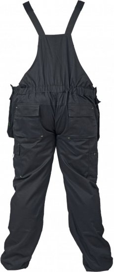 Marc & Mark Work-bib Black - Vêtements de travail - Vêtements de travail grandes tailles