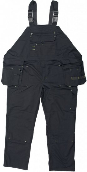 Marc & Mark Work-bib Black - Vêtements de travail - Vêtements de travail grandes tailles