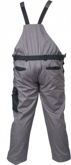 Marc & Mark Work-bib Grey - Vêtements de travail - Vêtements de travail grandes tailles