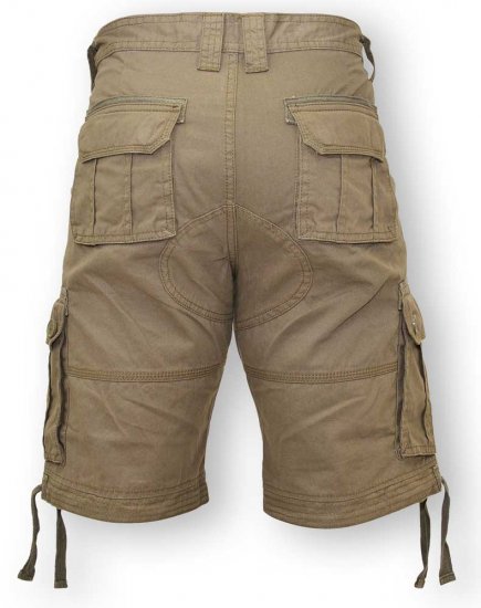 D555 Jarrod Cargo Short Khaki - Shorts - Shorts hommes grande taille