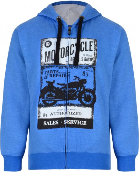Kam Jeans 790 Motorcycle Hoodie - Sweatshirts & hoodies - Sweatshirts/Hoodies grande taille homme