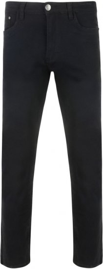 Kam Jeans Alba 5-pocket Stretch Chinos Black TALL SIZES - VÊTEMENTS HOMME MT-6XLT - Vêtements Tall Homme