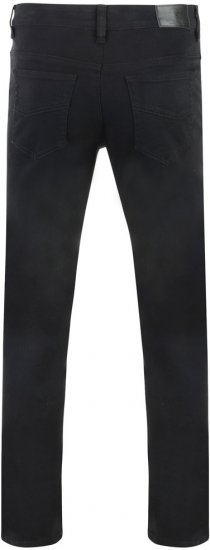 Kam Jeans Alba 5-pocket Stretch Chinos Black TALL SIZES - VÊTEMENTS HOMME MT-6XLT - Vêtements Tall Homme