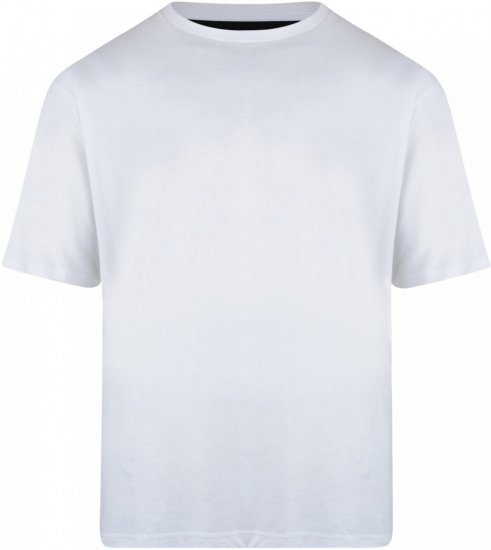 Motley Denim T-shirt White - T-shirts - T-shirts Homme Grande Taille