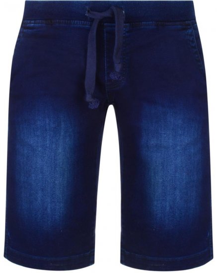 Kam Jeans Knitted Denim Shorts - Shorts - Shorts hommes grande taille