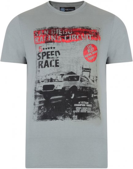 Kam Jeans Speed Race Tee - T-shirts - T-shirts Homme Grande Taille