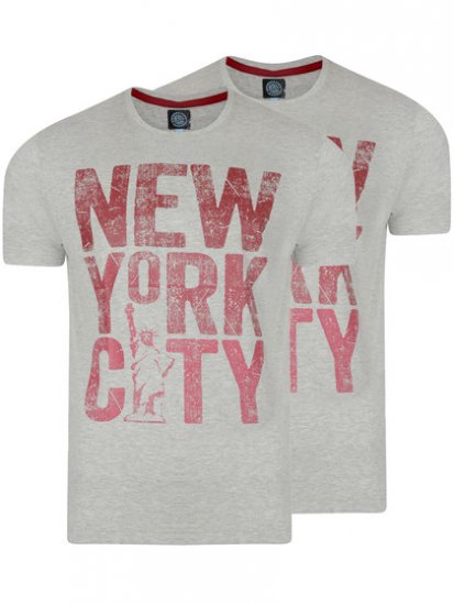 Kam Jeans 548 2-pack T-shirt - T-shirts - T-shirts Homme Grande Taille