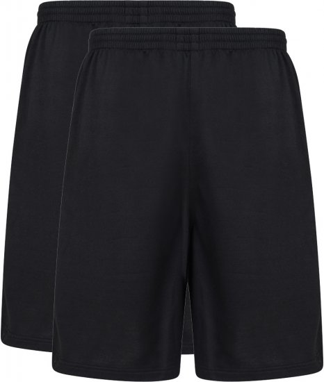 Motley Denim Jogger shorts Black 2-pack - Pantalons/shorts de survêtement - Survêtement/jogging grandes tailles