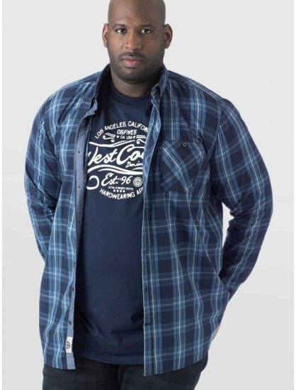 D555 Smith Shirt & T-shirt Combo - Chemises - Chemises Grandes Tailles Hommes