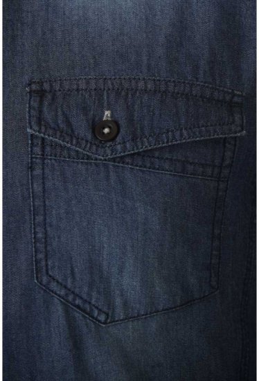 D555 Tobias LS Vintage Denim Shirt - Chemises - Chemises Grandes Tailles Hommes