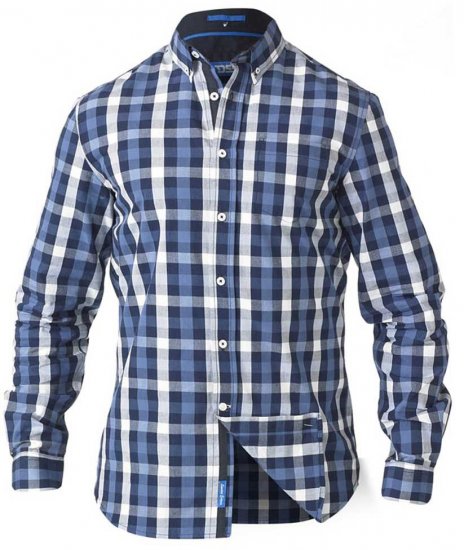 D555 Webber LS Shirt - Chemises - Chemises Grandes Tailles Hommes