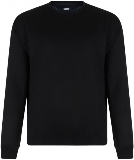 Motley Denim Sweatshirt Black - Sweatshirts & hoodies - Sweatshirts/Hoodies grande taille homme