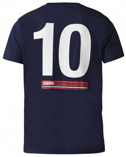 D555 Leon T-shirt Navy - T-shirts - T-shirts Homme Grande Taille