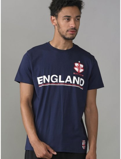 D555 Leon T-shirt Navy - T-shirts - T-shirts Homme Grande Taille
