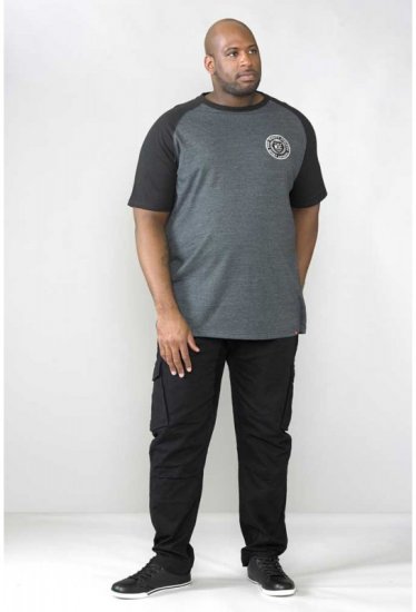 D555 Nelson Stretch Tapered Cargo Pants Black - Jeans et pantalons - Jeans et Pantalons grande taille 