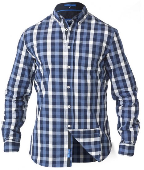 D555 Webber LS Shirt - Chemises - Chemises Grandes Tailles Hommes