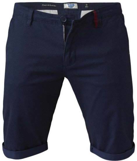 D555 Rupert Shorts Navy - Shorts - Shorts hommes grande taille