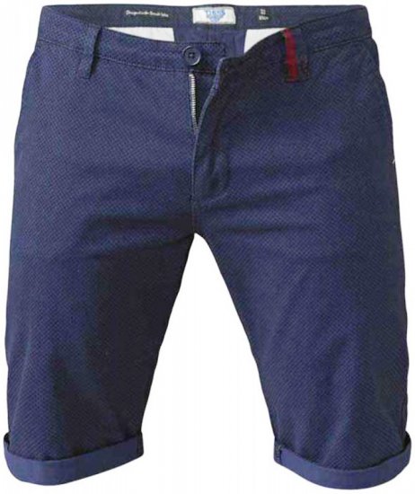 D555 Rupert Shorts Navy - Shorts - Shorts hommes grande taille