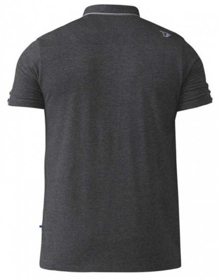 D555 Hogan Polo Charcoal - Polos - Polos homme grande taille