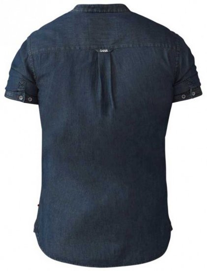 D555 Astra Short Sleeve Denim Shirt - Chemises - Chemises Grandes Tailles Hommes