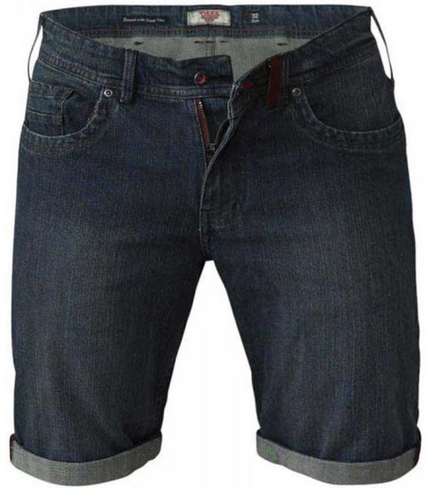 D555 Arix Denim Stretch Shorts - Shorts - Shorts hommes grande taille