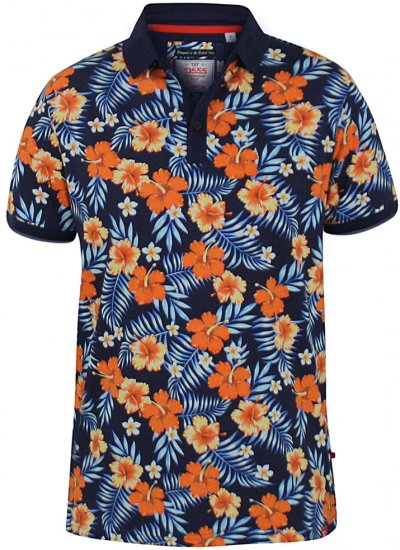 D555 Cyprus Hawaii Polo Shirt - Polos - Polos homme grande taille