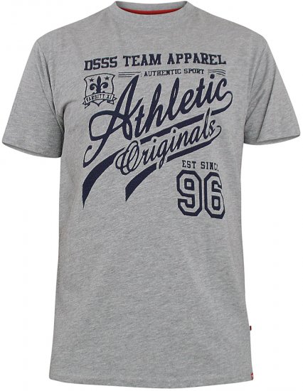 D555 Liberty Short Sleeve Shirt & T-shirt Combo - Chemises - Chemises Grandes Tailles Hommes