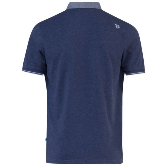 D555 Brent Polo Denim Blue - Polos - Polos homme grande taille