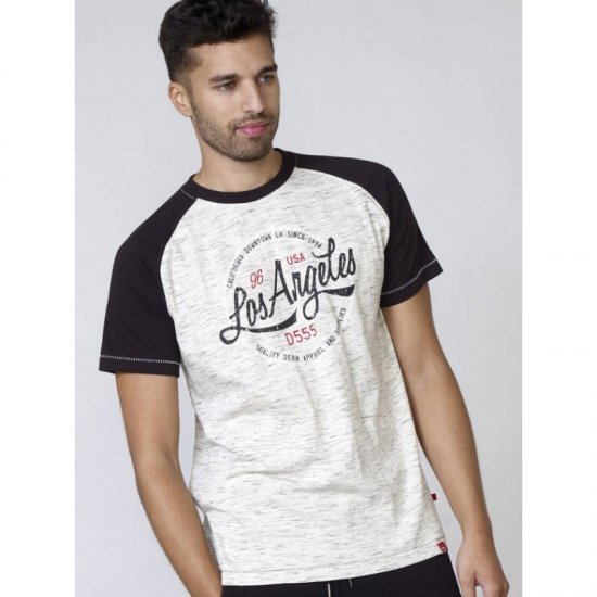 D555 Judson T-shirt Grey - T-shirts - T-shirts Homme Grande Taille