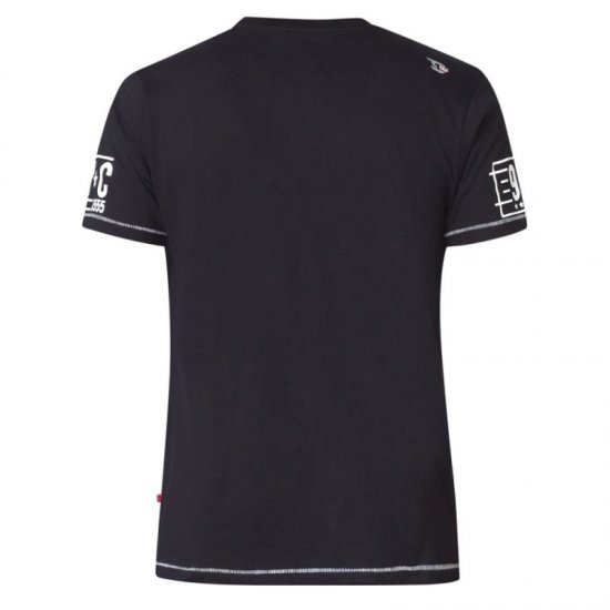 D555 Ethan T-shirt Black - T-shirts - T-shirts Homme Grande Taille