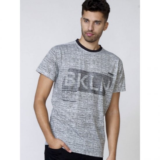 D555 NewYork Brooklyn T-shirt Black - T-shirts - T-shirts Homme Grande Taille
