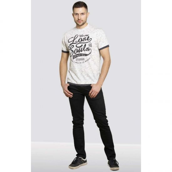 D555 Maiden T-shirt Off White - T-shirts - T-shirts Homme Grande Taille