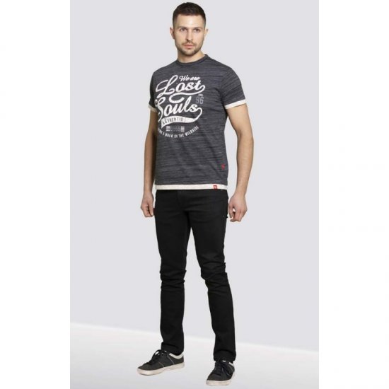 D555 Maiden T-shirt Black - T-shirts - T-shirts Homme Grande Taille