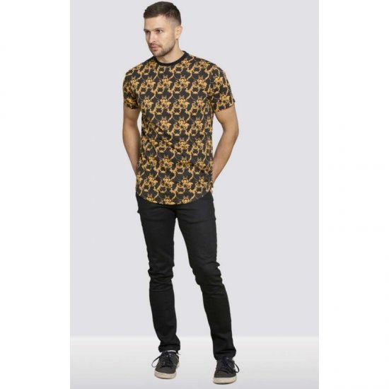 D555 Dave Couture T-shirt Black - T-shirts - T-shirts Homme Grande Taille
