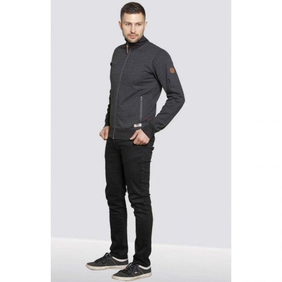 D555 Buxton Full Zip Sweatshirt Black - Sweatshirts & hoodies - Sweatshirts/Hoodies grande taille homme