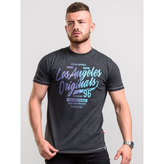 D555 Simmons T-shirt Black - T-shirts - T-shirts Homme Grande Taille