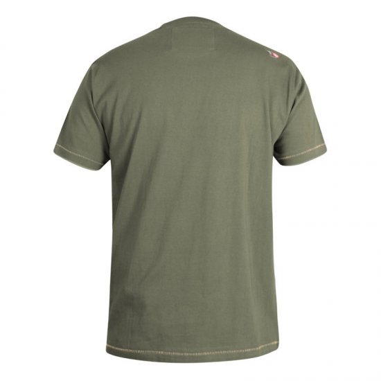 D555 Stanley T-shirt Khaki - T-shirts - T-shirts Homme Grande Taille
