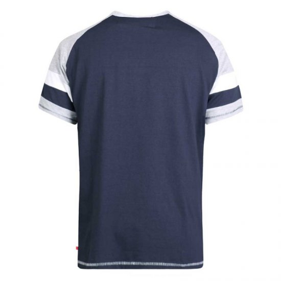 D555 Jones T-shirt Navy - T-shirts - T-shirts Homme Grande Taille