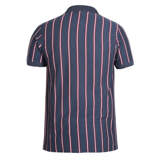 D555 Martel Polo Navy - Polos - Polos homme grande taille
