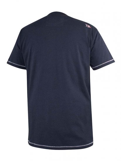 D555 Randwick San Francisco Printed T-Shirt Navy - T-shirts - T-shirts Homme Grande Taille