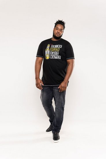 D555 Salford Save Water Drink Beer T-shirt Black - T-shirts - T-shirts Homme Grande Taille