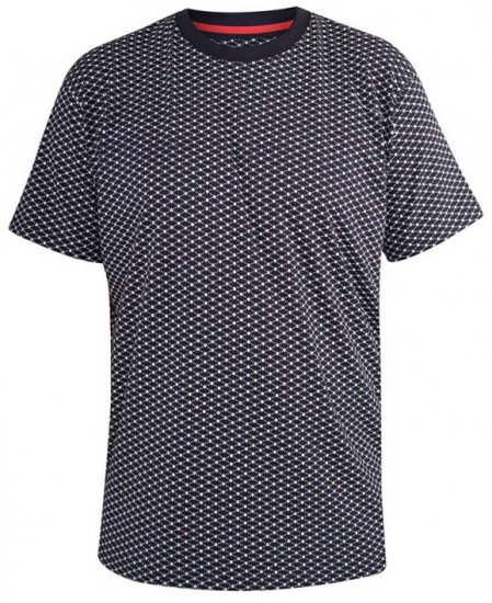D555 Canton T-shirt Navy - T-shirts - T-shirts Homme Grande Taille