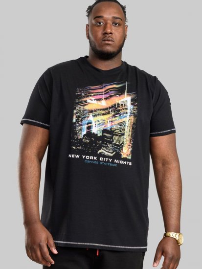D555 Cambrone Printed T-Shirt - T-shirts - T-shirts Homme Grande Taille